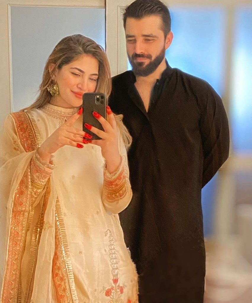 Naimal Khawar with Her Husband