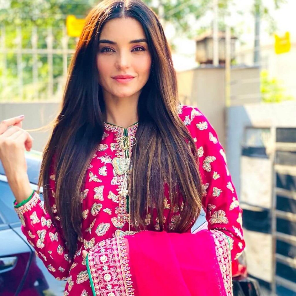 Model Halima Sadia Khan Eid dress