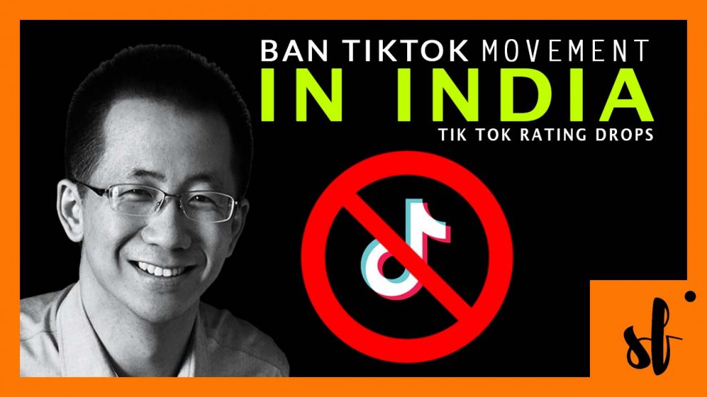 Unofficial Story of Ban tiktok movement & TikTok Rating Drop in India