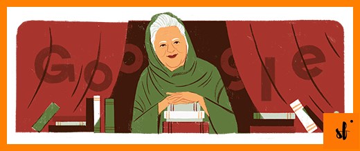 Novemeber 27 Google doodle tribute to Bano Qudsia paksitani writer