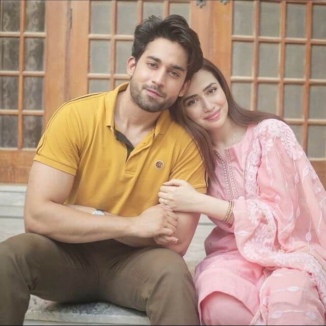 Sana Javed and Bilal Abbas Dunk