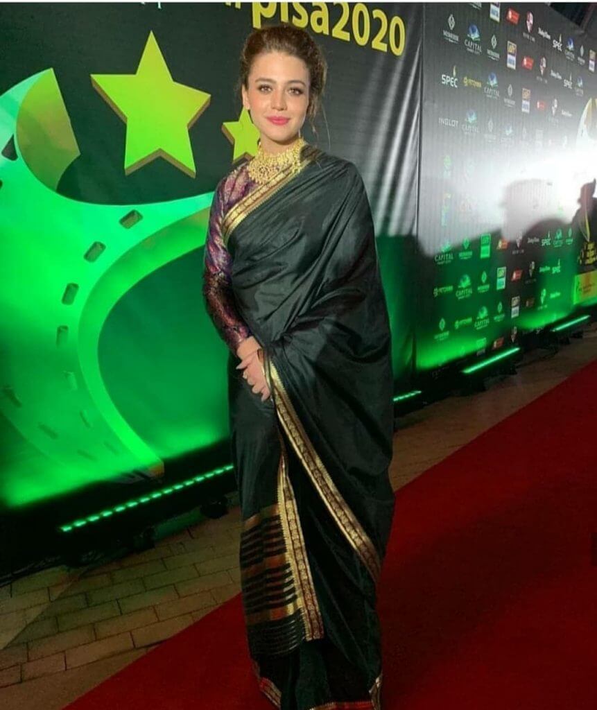 Zara Noor Abbas in Saree
