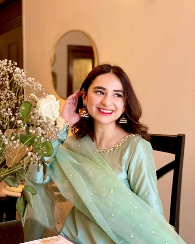 Pakistani Celebrities and their Eid Outfits 1 Pictures of Yumna Zaidi in Eid Outfit 2